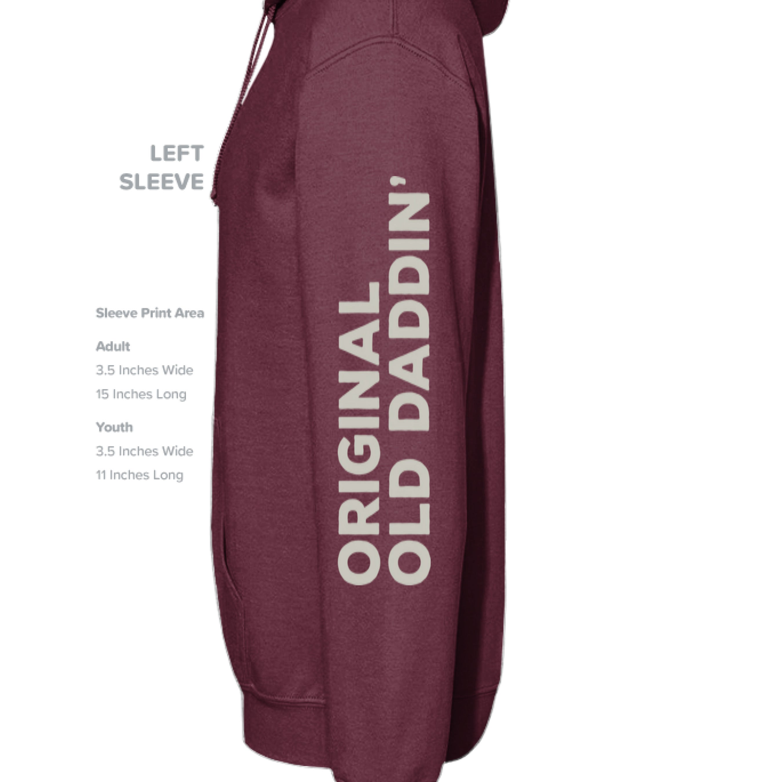 Maroon - SLEEVE_LEFT