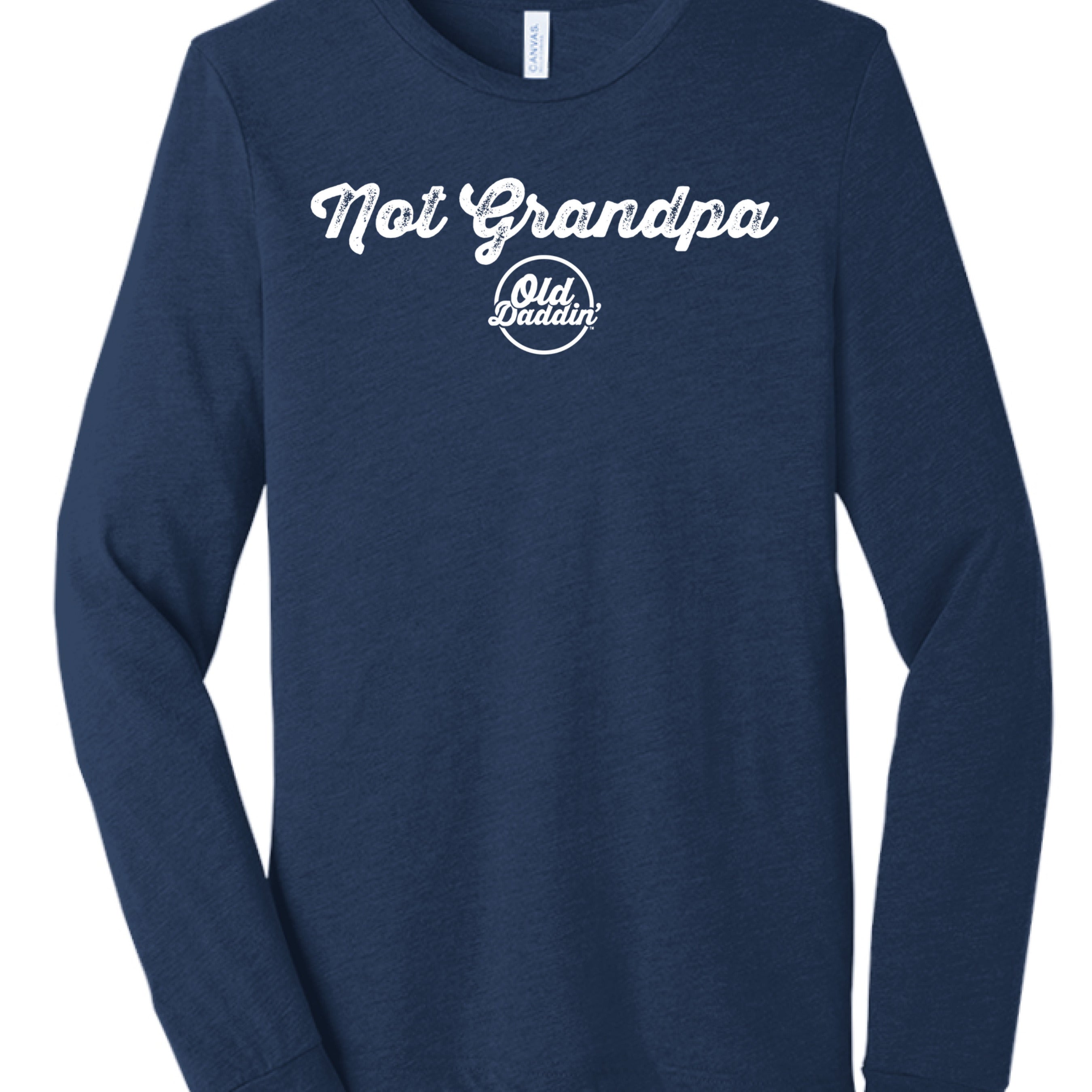 Solid Navy Triblend - FRONT