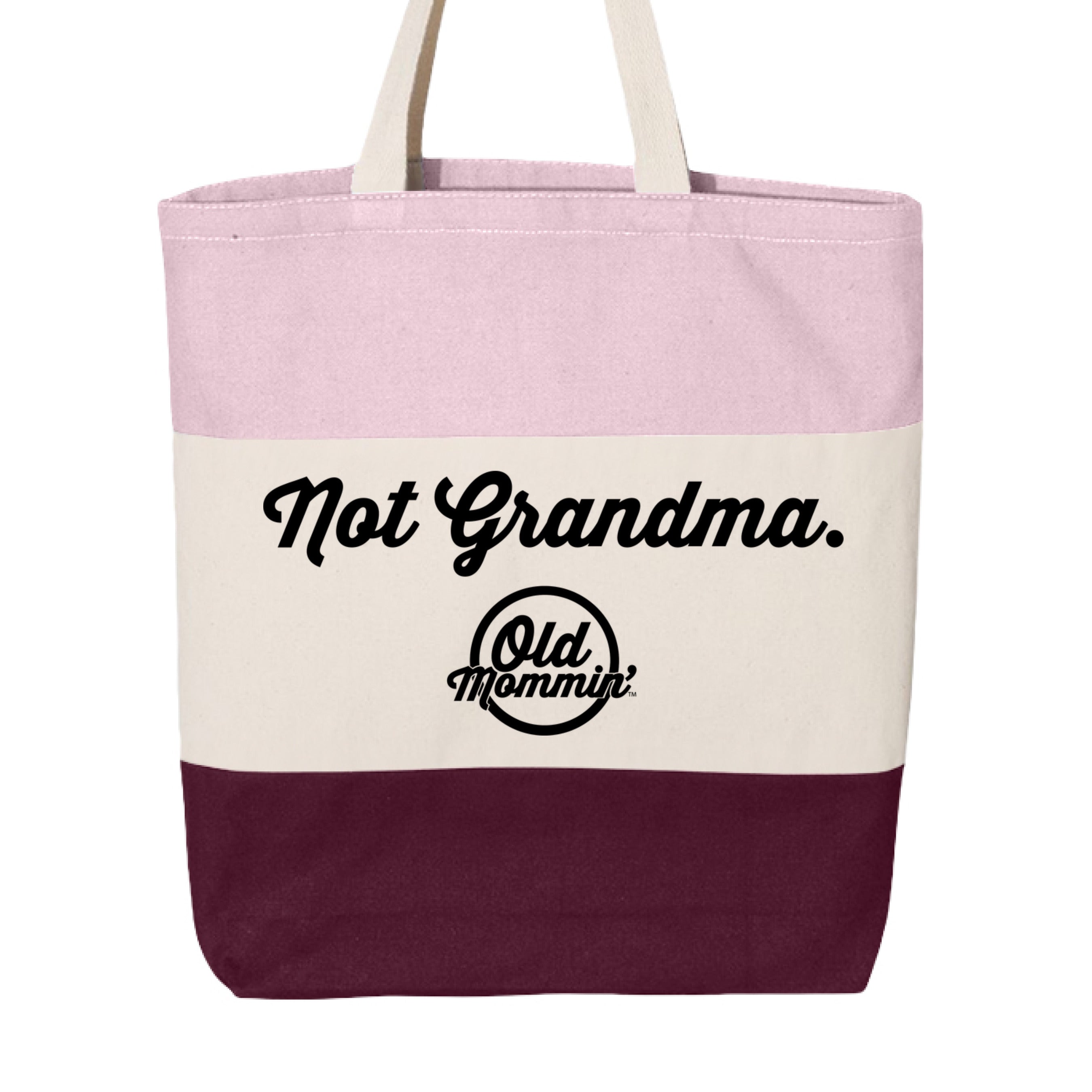 Maroon/ Natural/ Light Pink - FRONT